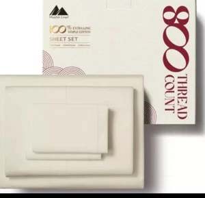 Mayfair Linen, 800 Thread Ct, Full-Queen Sheet Set, 100% Egyptian Cotton - Picture 1 of 4