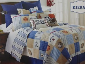 5 pc Kieran Sports Champ Twin Quilt, Sham, & Sheets Set NIP - Picture 1 of 12