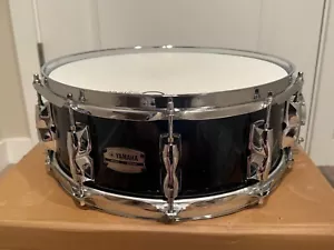 Yamaha Recording Custom Holz Snare Drum 14" x 5,5" massiv schwarz - neuwertig - Bild 1 von 8