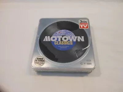 Various Artist MOTOWN CLASSICS 3 CD Tin Box Set, 2008 Madacy BRAND NEW, SEALED - Image 1 of 4