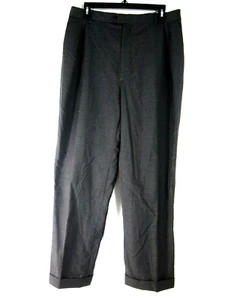 Zanella Herren Anzughose 33 Austin 100 % Wolle einfarbig grau Plissee Karriere Arbeit - Bild 1 von 5