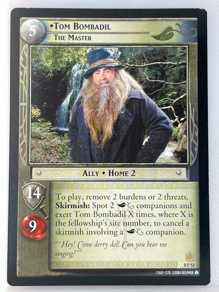 LORD OF THE RINGS TCG PROMO 0P53 TOM BOMBADIL THE MASTER ex - Image 1 of 1