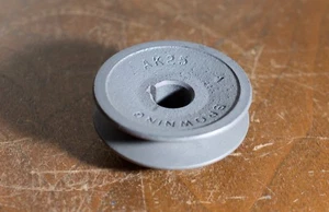 Nos Delta Rockwell Gusseisen 2-1/2" Riemenscheibe P/N 926010418728, Bräunung AK25 - Bild 1 von 2
