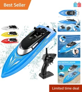15km/h High-Speed RC Boat - Waterproof Remote Control Mini for Pools & Lakes - Picture 1 of 8