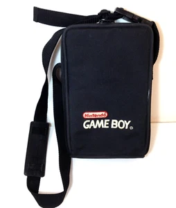 Offizielle Nintendo Gameboy Tragetasche Reisetasche Crossbody Schwarz Aufbewahrungstablett - Bild 1 von 7