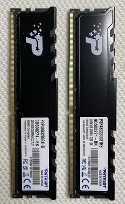 Patriot Signature PSP48G320081HB DDR4 8GB (2 X 8 GB)  3200MHz CL22 1.2V | USED - Image 1 of 2