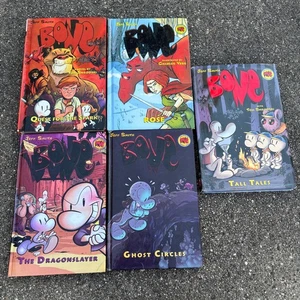Lot of 5 Bone Books Jeff Smith: Rose, Tall Tales, Ghost Circles, Quest For The.. - Bild 1 von 7