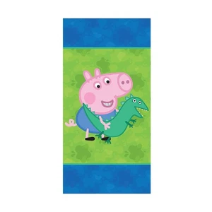 Peppa Pig George Strandtuch 140X70Cm 100% Baumwolle Velours-Gefühl Dinosaurier - Bild 1 von 1