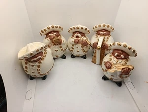 Mexican Chunky Mariachi Band Figurines 5 Piece Set - Picture 1 of 14