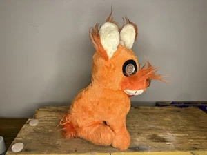 Vintage Personality Pet Collegiate Mfg orange Hund Mohair Stofftier Plüsch - Bild 1 von 8