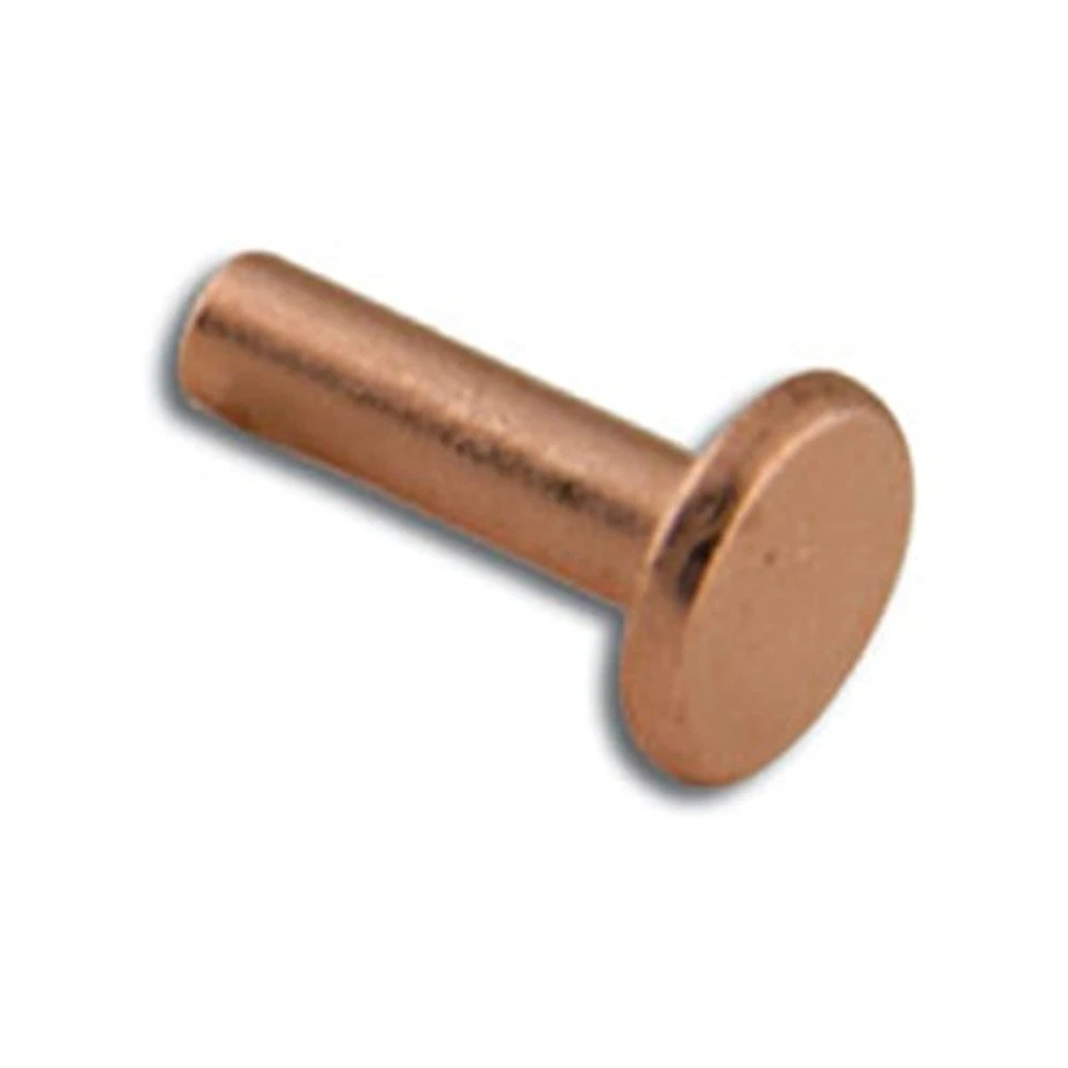 Tubular Rivets Copper Plate 7/16" 100 Pack 1294-73 by Tandy Leather  - Image 1 of 1