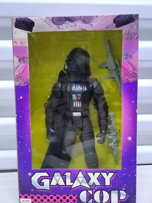 Darth Vader 10.5" 12" 1980s Galaxy Cop STAR WARS Bootleg KO Sealed Helmet ON D1 - Image 1 of 2