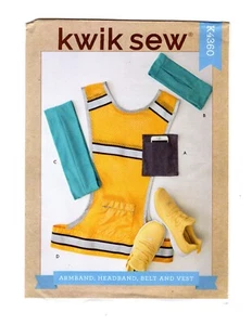 Schnittmuster für Sportzubehör, Kwik Sew K4360, Laufweste, Gürtel UC F/F - Bild 1 von 3