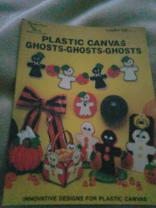 Plastic Canvas Ghosts-Ghosts-Ghosts Pattern - Picture 1 of 2