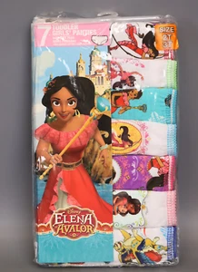 Disney Princess Elena Of Avalor Little Toddler Girls Briefs Pack of Seven- 2T/3T - Picture 1 of 5