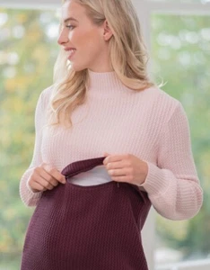 Seraphine Umstands- & Stillpullover Ashlyn burgunderrot Medium (6-8) SCHNELLER VERSAND - Bild 1 von 6