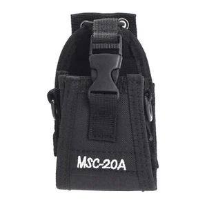 12x 6.5 x 4.5cm Nylon Storage Pouch Carry Bag for Baofeng Kenwood YAESU Radio - Zdjęcie 1 z 12