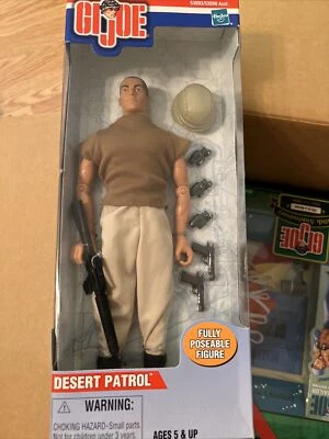 12-дюймовая фигурка брюнетки GI Joe Desert Patrol 2001 53093/53090 новая - Изображение 1 из 4