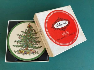 6 Vintage Runde Pimpernel Acryl Weihnachten Untersetzer - Bild 1 von 7