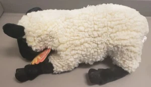 New with tags Folkmanis Stuffed Plush Black Sheep Puppet 20" lamb rare - Picture 1 of 12