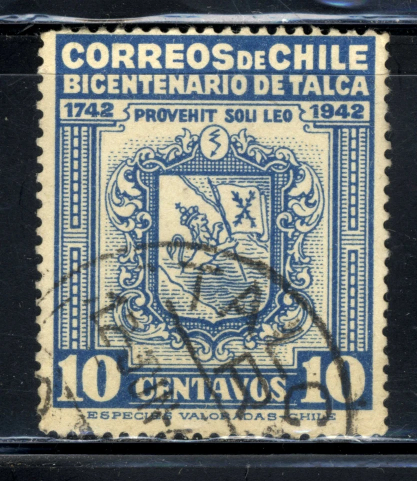 1942 Chile  Bicentenario de TALCA POSTAL TAX 🧾STAMP  - Image 1 of 1
