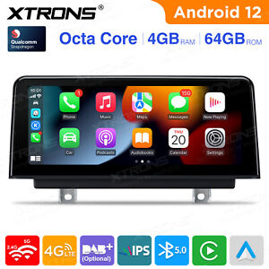 Qualcomm Bluetooth Octa Core Android 12 Autoradio 4G LTE GPS für BMW F30 F32 F33