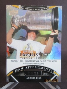 2022-23 BLACK DIAMOND EXQUISITE MOMENTS STANLEY CUP JAROMIR JAGR #151/299