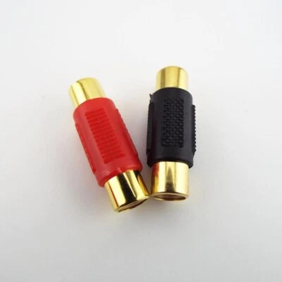 2/5/10pcs Video Audio RCA female to female Connector Adapter Rca couple Plug - Image 1 of 4