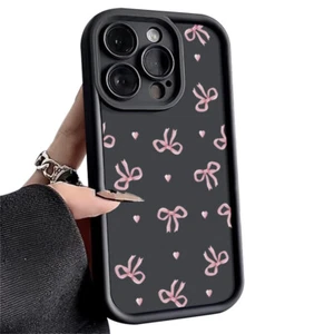 Bow Tie For iPhone 16 Pro Max 15 14 13 12 11 XR 8 7 ShockProof Soft Case Cover - Picture 1 of 21