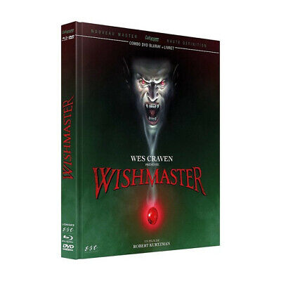 Wishmaster (COMBO BLU-RAY + DVD + LIVRET Digibook) NEUF • 28.90€