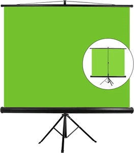 107" Green Screen Stand, Professional Chromakey Background with Auto-Locking Fra - Picture 1 of 7
