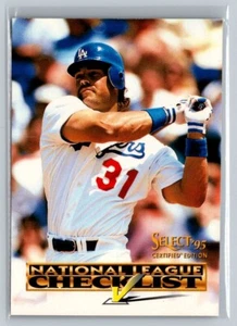 1995 Select Certified Edition - #5 National League Checklist - Picture 1 of 2