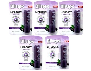 5 Pack Blistex Lip Boost Wellness, Hydration Coconut Oil & Beeswax 0.13 oz - Picture 1 of 2