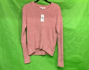 Crave Fame Juniors' Ribbed Cropped Sweater Size L $44 - Picture 1 of 11
