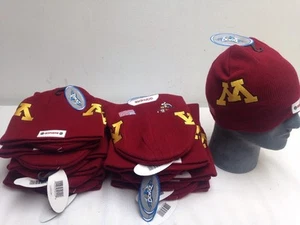 Lot Of 24 MINNESOTA GOPHERS Football Helmet Winter Hat Beanie HORNS NCAA - Picture 1 of 12