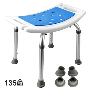 Duschhocker Höhenverstellbar für Senioren Duschsitz Badhocker Duschstuhl 135kg - Bild 1 von 10