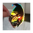 Angry Gorilla Sticker Holographic Sticker Ape Hologram Decal 3.75'' Silverback