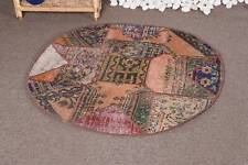 Cool Rug, Vintage Rugs, Kitchen Rug, Turkish Rugs, 3.3x3.2 ft Small Rugs