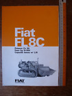 Depliant Brochure FIAT movimento terra FL8C Caricatore cingolato 1973