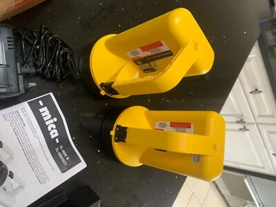 2x mica hand held lamp il-600, 24hr charge track lamp, robust wall charge bnib,  - Image 1 of 4