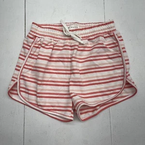 Btween Pink Stripe Cotton Blend Drawstring Shorts Youth Girls Size 10/12 - Picture 1 of 6