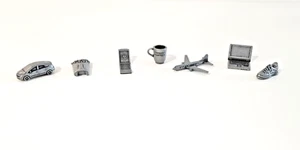 MONOPOLY aquí y ahora repuestos 7 fichas taza Starbucks New Balance - Imagen 1 de 4