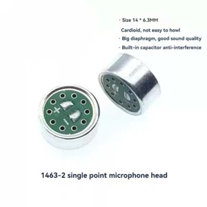 Noyau de microphone à double condensateur à grande membrane 14 mm - Photo 1/6