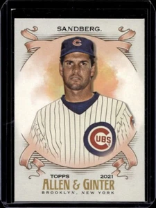 Ryne Sandberg 2021 Topps Allen & Ginter - #49 - Chicago Cubs - Picture 1 of 2