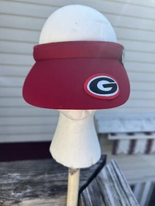 University of Georgia ladies Slip-On  Red Visor - Picture 1 of 2
