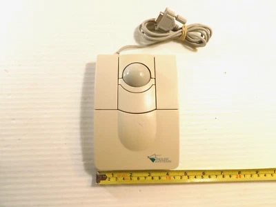 Mouse Systems 404048-002 2 to 3 Button PC Trackball II Type P Mouse Port Vintage - Image 1 of 4