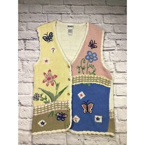 Koret Francisca Womens Size Medium Vintage Sewater Vest - Picture 1 of 6