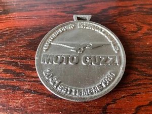 Moto Guzzi International Rally 1980 San Benedetto badge hanger - Picture 1 of 2