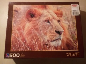 Sure-Lox Wildlife Lion 500 piece puzzle 19x14 2007 Canadian Group - Picture 1 of 3