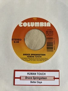 Bruce Springsteen 45 Human Touch / Better Days NEW reissue unplayed rock vinyl - Picture 1 of 3